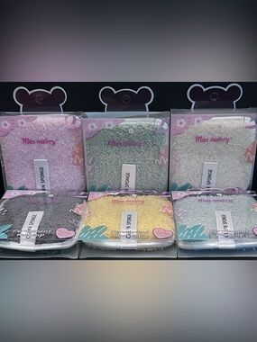 Set of (6) Six Assorted Colors Makeup Foundation Sponges Brand New